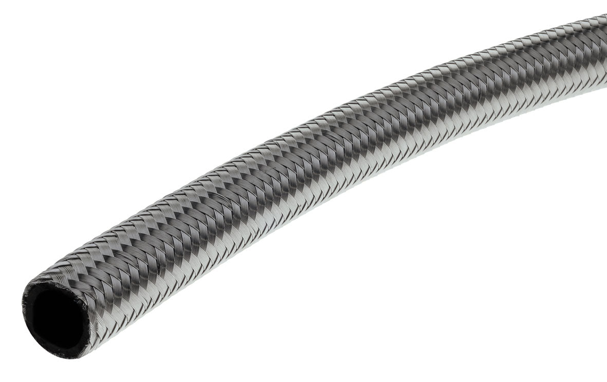 Raceworks 100 Series Stainless Steel Braid Over Rubber Hose