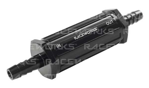 Raceworks Barbed Inline Filter