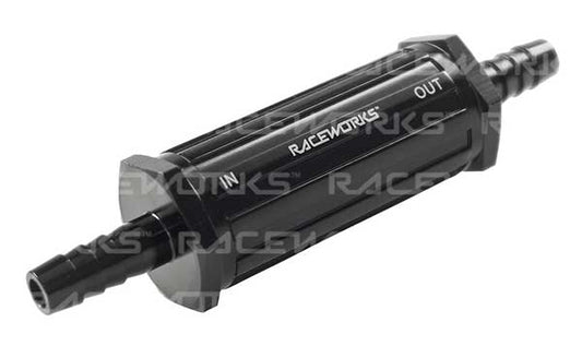 Raceworks Barbed Inline Filter