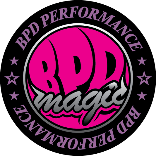 BPD Pink Round Slap Sticker