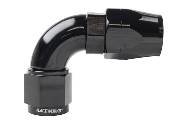 Raceworks 100 Series Hose End 90 Degree