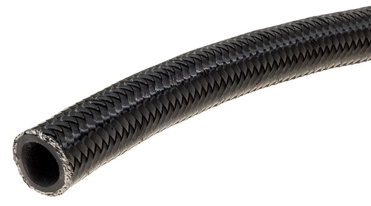 Raceworks 140 Series Black Stainless Braid Over Rubber Hose