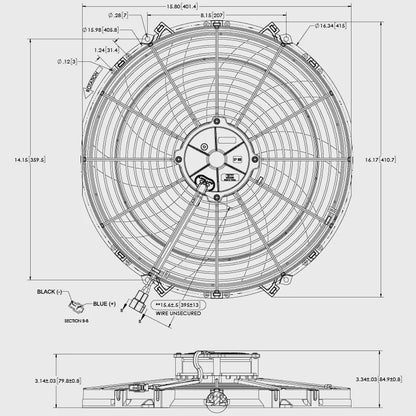 Maradyne 16" Thermo Fan